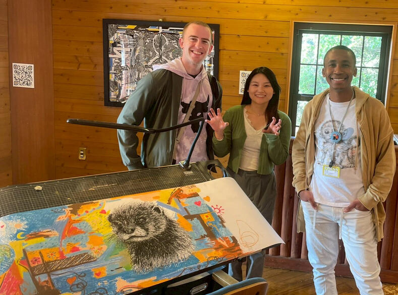 Guests 5 and Baby Otter